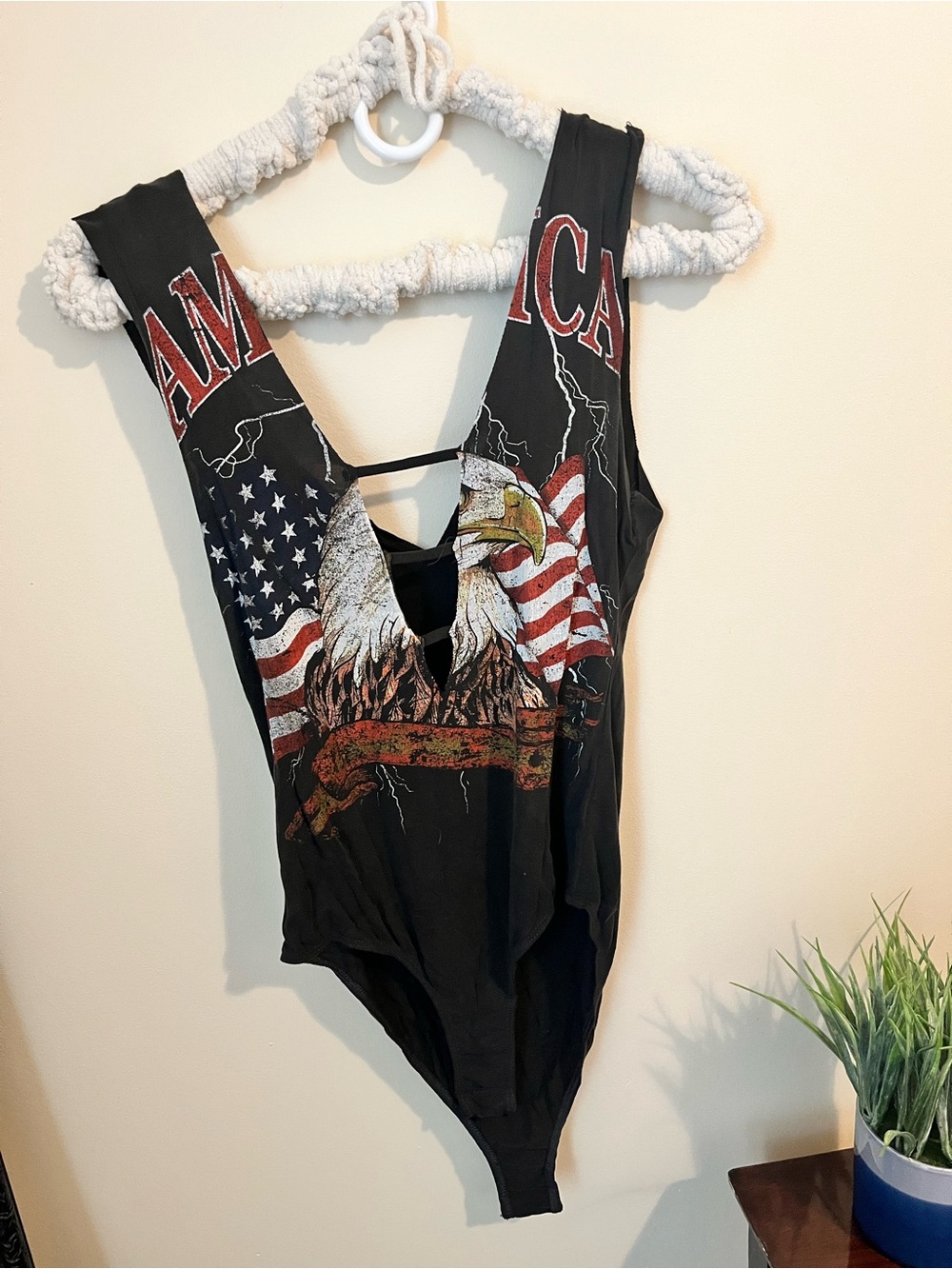American Eagle Graphic Bodysuit